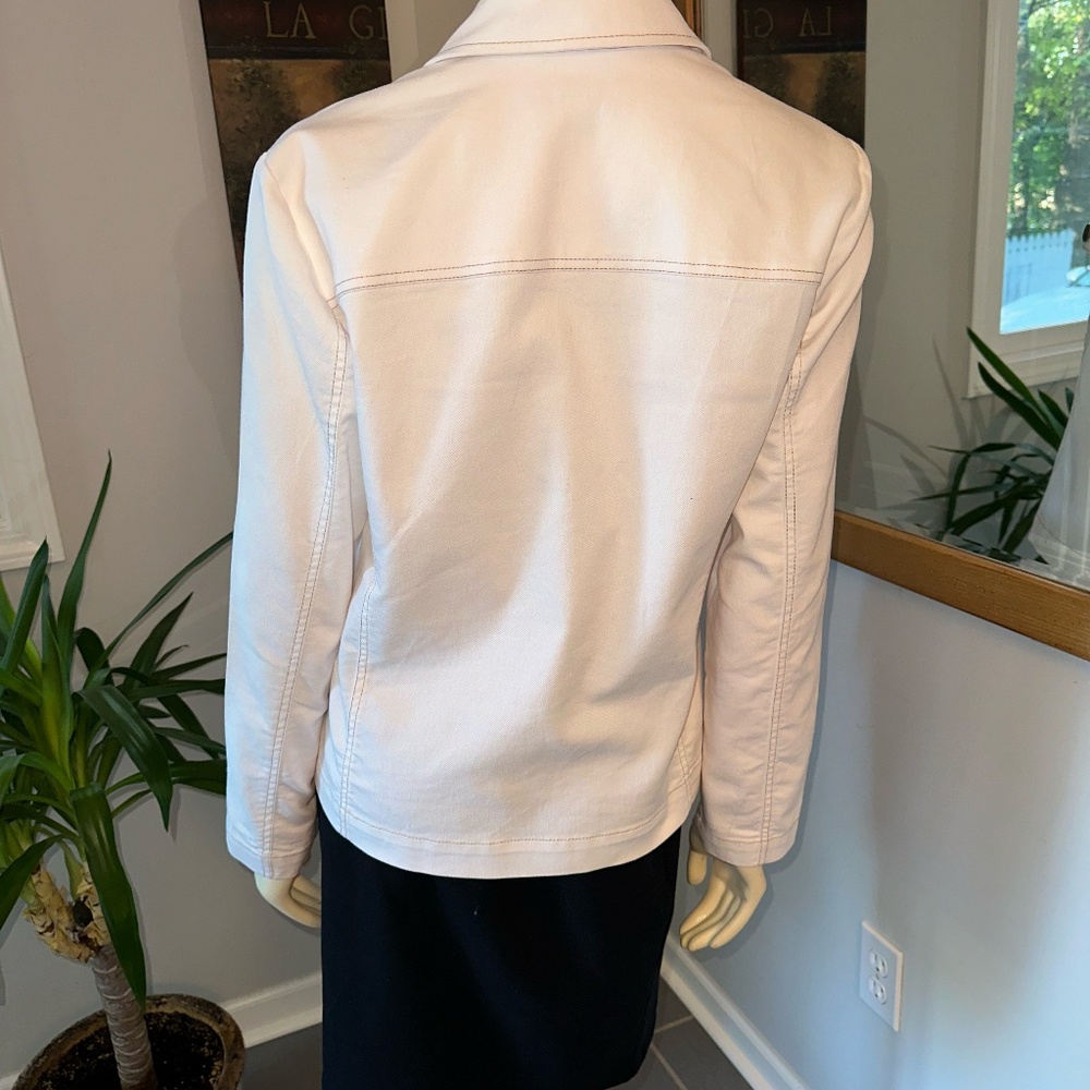 Pendleton Women's White Denim Jacket ~ Medium - image 3